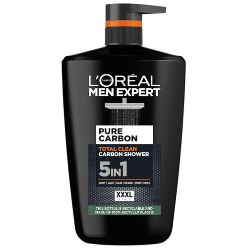 L´Oréal Men Expert Pure Carbon Totan Clean Carbon Shower - dušo želė vyrams, 1000 ml