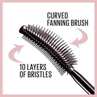 Maybelline Lash Sensational Lash Multiplying Mascara - blakstienų tušas, 9.5 ml - Intense Black 2
