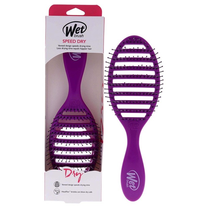 Wet Brush Speed Dry Hairbrush (Purple) - plaukų šepetys, violetinis