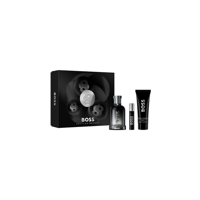 Hugo Boss Boss Bottled Beyond Gift Set - dovanų rinkinys - EDP 100 ml, dušo želė 100 ml ir mini EDP