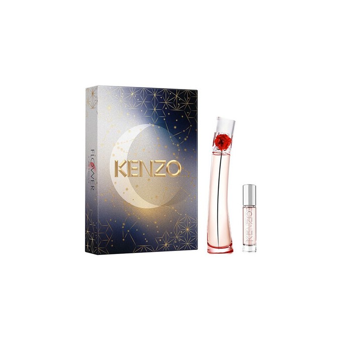 Kenzo Flower By Kenzo L´Absolue Gift Set - dovanų rinkinys - EDP 50 ml ir mini EDP 10 ml