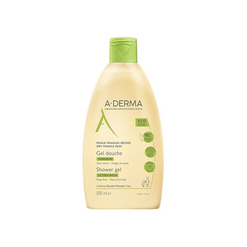 A-Derma Ultra Rich Shower Gel - dušo želė, 500 ml