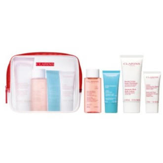 Clarins Head to Toe Moisturizing Essentials Set - kūno ir veido priežiūros dovanų rinkinys