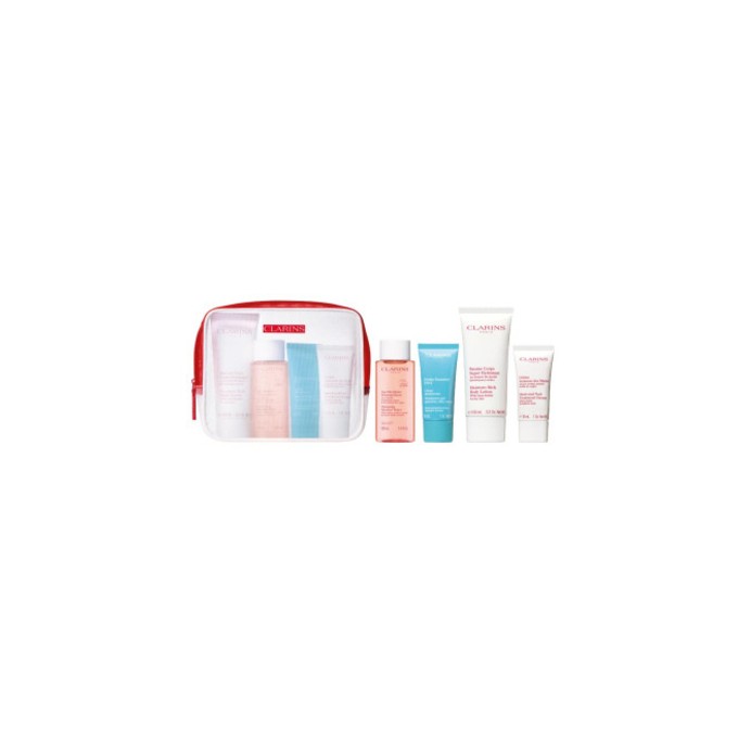 Clarins Head to Toe Moisturizing Essentials Set - kūno ir veido priežiūros dovanų rinkinys