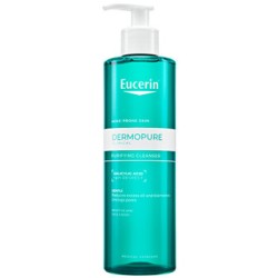 Eucerin DermoPure Clinical Purifying Cleanser - giliai valantis gelis probleminei odai, 400 ml