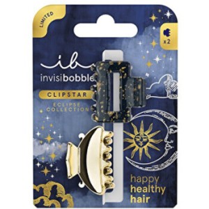 Invisibobble Clipstar S Eclipse Lunar Glam - plaukų segtukai, 2 vnt.