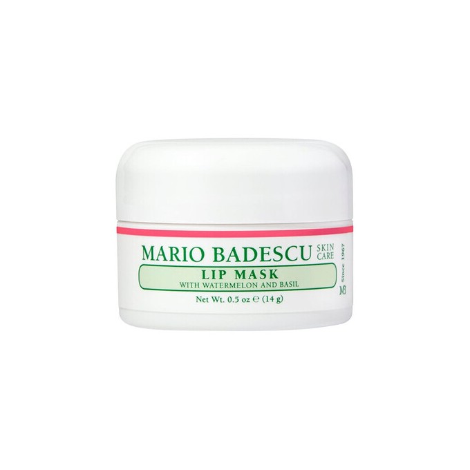 Mario Badescu Lip Mask With Watermelon & Basil - drėkinanti lūpų kaukė, 14 ml