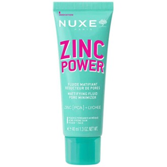 Nuxe Zinc Power Mattifying Fluid Pore Minimizer - odos skystis suteikiantis matinį efektą, 40 ml