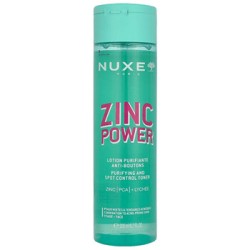 Nuxe Zinc Power Purifying and Spot Control Toner - tonikas nuo odos netobulumų, 200 ml