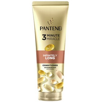 Pantene 3 Minute Miracle Infinite Long Conditioner - kondicionierius ilgiems plaukams, 220 ml