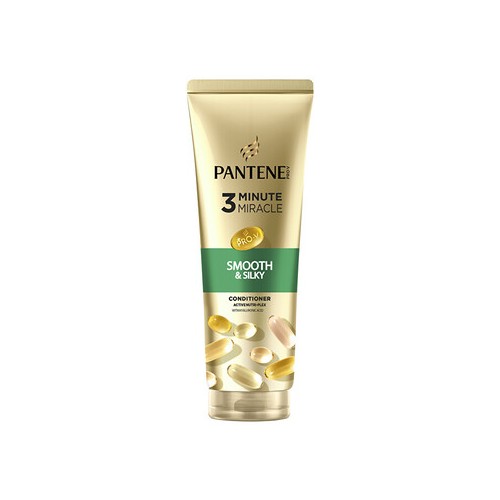 Pantene 3 Minute Miracle Smooth & Silky Conditioner - lyginamasis kondicionierius, 220 ml