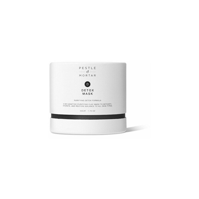 Pestle & Mortar Detox Mask - detoksikuojanti molio veido kaukė, 50 g