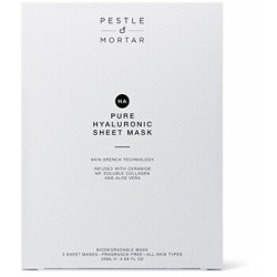 Pestle & Mortar Pure Hyaluronic Sheet Mask - drėkinanti lakštinė kaukė su kolagenu ir keramidais, 3