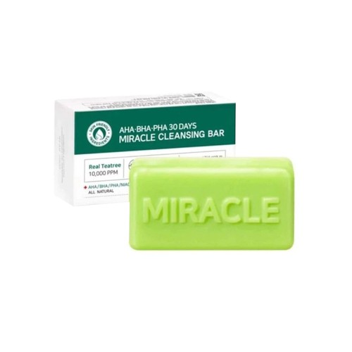 Some By Mi AHA BHA PHA 30 Days Miracle Cleansing Bar - valomasis veido muilas, 106 g