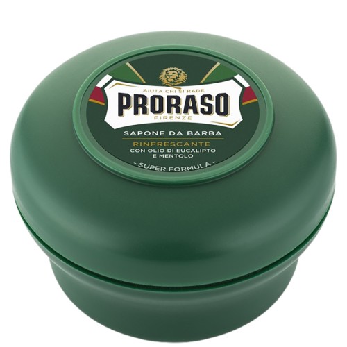 Proraso Green Shaving Soap - Refreshing shaving soap with eucalyptus 150 ml