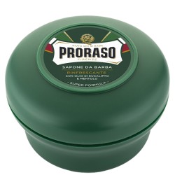 Proraso Green Shaving Soap - Refreshing shaving soap with eucalyptus 150 ml
