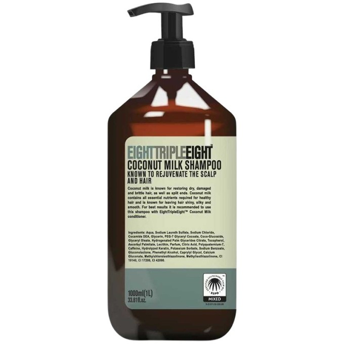 Triple Eight Coconut Milk Shampoo - Šampūnas su kokosų pienu 1000 ml