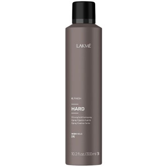 Lakmé K.Finish Hard Strong Hold Hairspray - stiprios fiksacijos plaukų lakas, 300 ml