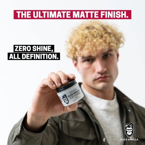 Slick Gorilla Clay Pomade - plaukų formavimo molis, 70 g