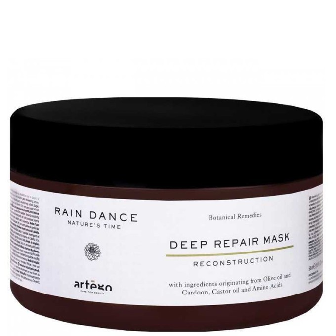 Artego Rain Dance Deep Repair Mask - kaukė plaukų regeneracijai, maitinimui ir apsaugai, 500 ml