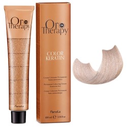 Fanola Oro Therapy Color Keratin Oro Puro - plaukų dažai, 100 ml - 10.13 Extra