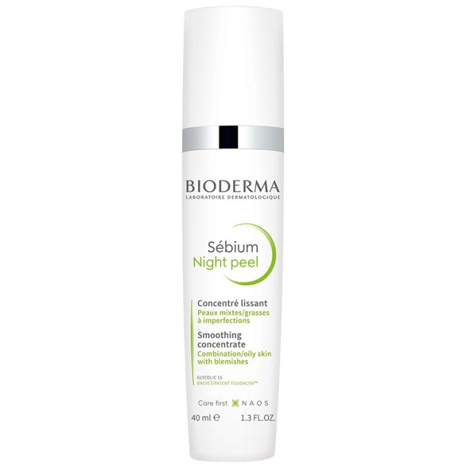 Bioderma Sébium Night Peel Smoothing Concentrate 40 ml
