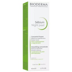 Bioderma Sébium Night Peel Smoothing Concentrate 40 ml
