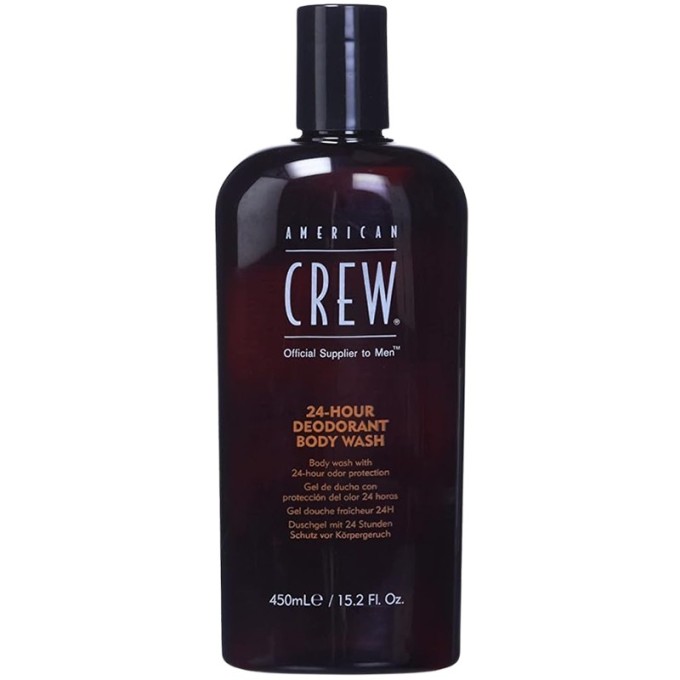 American Crew 24-Hour Deodorant Body Wash - Dušo želė su dezodoruojančiu poveikiu, 450 ml