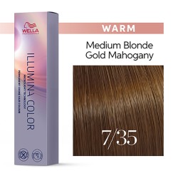Wella Professional Illumina Color - plaukų dažai, 60 ml - 7/35