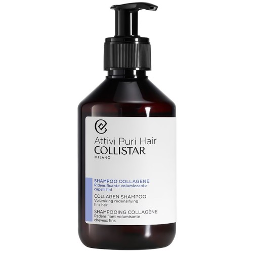 Collistar Volumizing Redensifying Shampoo - Plaukų apimtį didinantis šampūnas su kolagenu 250 ml