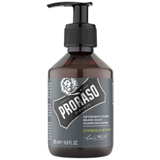 Proraso Cypress & Vetyver Beard Wash - Beard shampoo with the scent of cypress and vetiver 200 ml