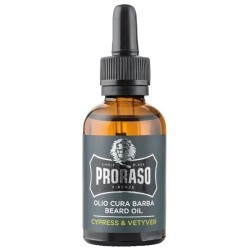 Proraso Cypress & Vetyver Beard Oil - Beard oil with cypress and vetiver 30 ml