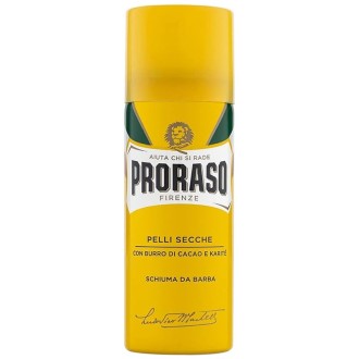 Proraso Yellow Shaving Foam - Shaving foam with cocoa and shea butter 400 ml