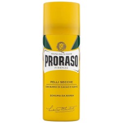 Proraso Yellow Shaving Foam - Shaving foam with cocoa and shea butter 400 ml