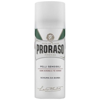 Proraso White Shaving Foam - Shaving foam for sensitive skin with green tea 50 ml