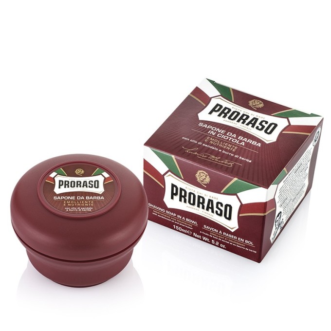 Proraso Sandalwood Shaving Soap - Nourishing shaving soap with sandalwood 150 ml