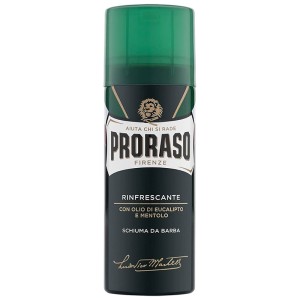 Proraso Green Shaving Foam - Refreshing shaving foam with eucalyptus 50 ml
