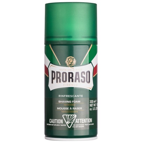 Proraso Green Shaving Foam - Refreshing shaving foam with eucalyptus 300 ml