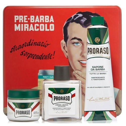 Proraso Green Shaving Set - Classic gift set for shaving 350 ml