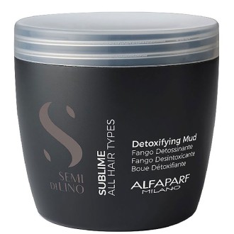 Alfaparf Milano Semi Di Lino Sublime Detoxifying Mud - Drėkinamasis valomasis kremas visų tipų