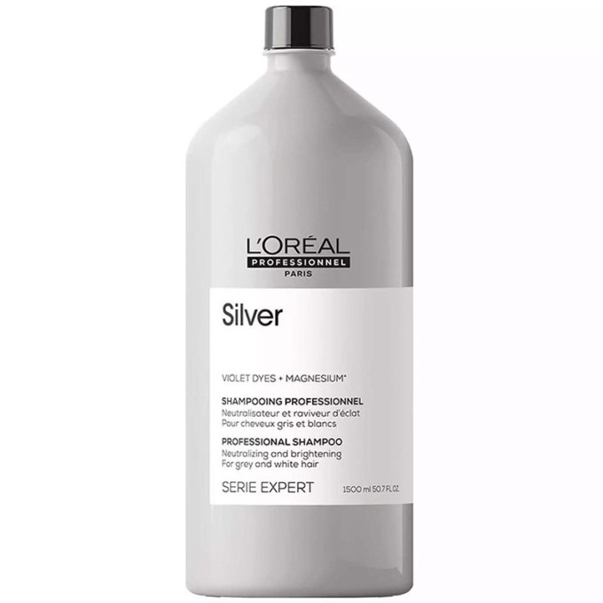 L´Oréal Professionnel Serie Expert Silver - Gloss Shampoo for recovery and restore vitality gray