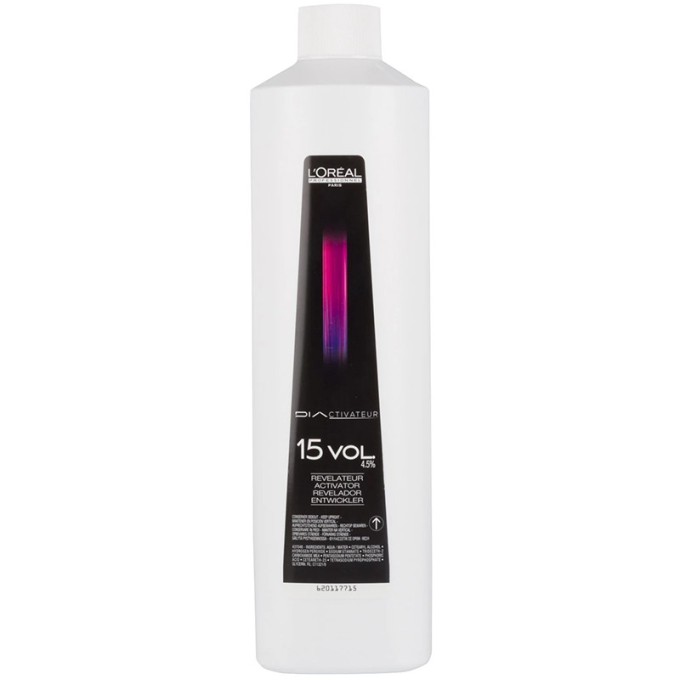L´Oréal Professionnel DiaCtivateur 15Vol 4,5% - Activating emulsion for hair dyes