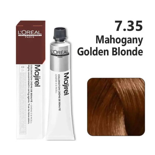 L´Oréal Professionnel Permanent hair color Majirel 7.35