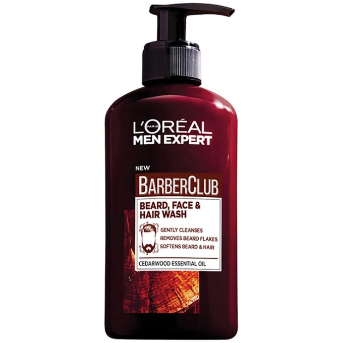 L´Oréal Professionnel Barber Club Gel 3in1 (Beard, Face & Hair Wash) 200 ml