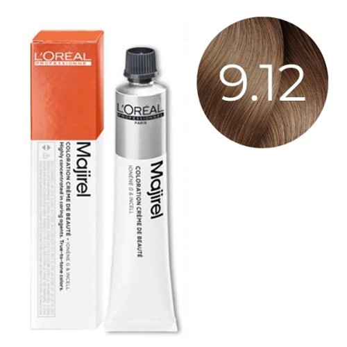 L´Oréal Professionnel Permanent hair color Majirel 50 ml9.12