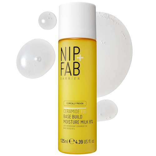 NIP + FAB NIP+FAB CERAMIDE FIX Base Build Moisture Milk 8% - veido losjonas, 125 ml