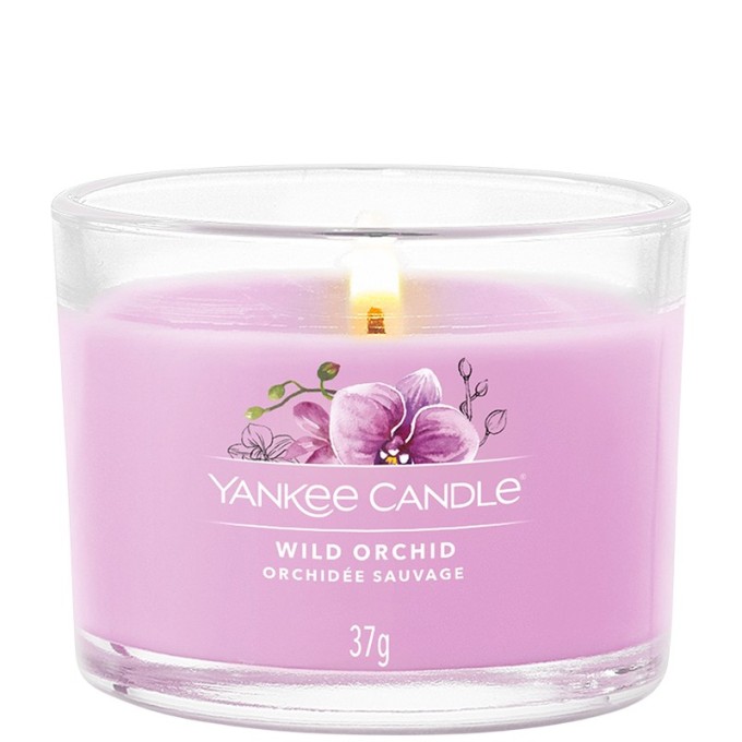 Yankee Candle Wild Orchid Votive candle in glass - kvapni žvakė stiklinėje, 37 g