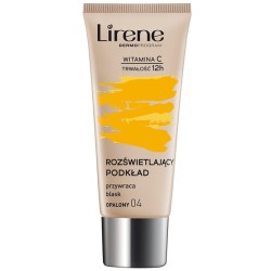Lirene Brightening Fluid with Vitamin C - skystas makiažo pagrindas, 30 ml - 04 Tanned