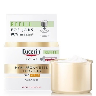 Eucerin Hyaluron-Filler+Elasticity Day Cream Refill SPF 30 - papildymas dieniniam kremui nuo
