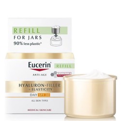 Eucerin Hyaluron-Filler+Elasticity Day Cream Refill SPF 30 - papildymas dieniniam kremui nuo